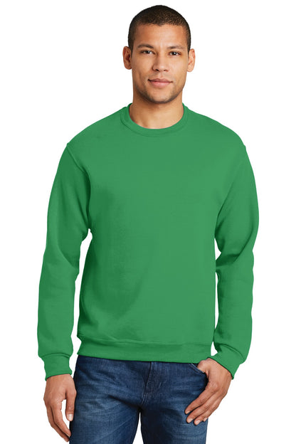 Front View of Kelly Jerzees - NuBlend Crewneck Sweatshirt. 562M plain