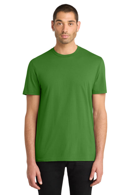 Front View of Kiwi Green District Very Important Tee . DT6000 plain