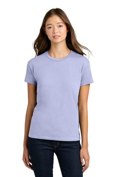 Front View of Lavender Next Level Apparel Women's Cotton Relaxed Tee NL3910 plain