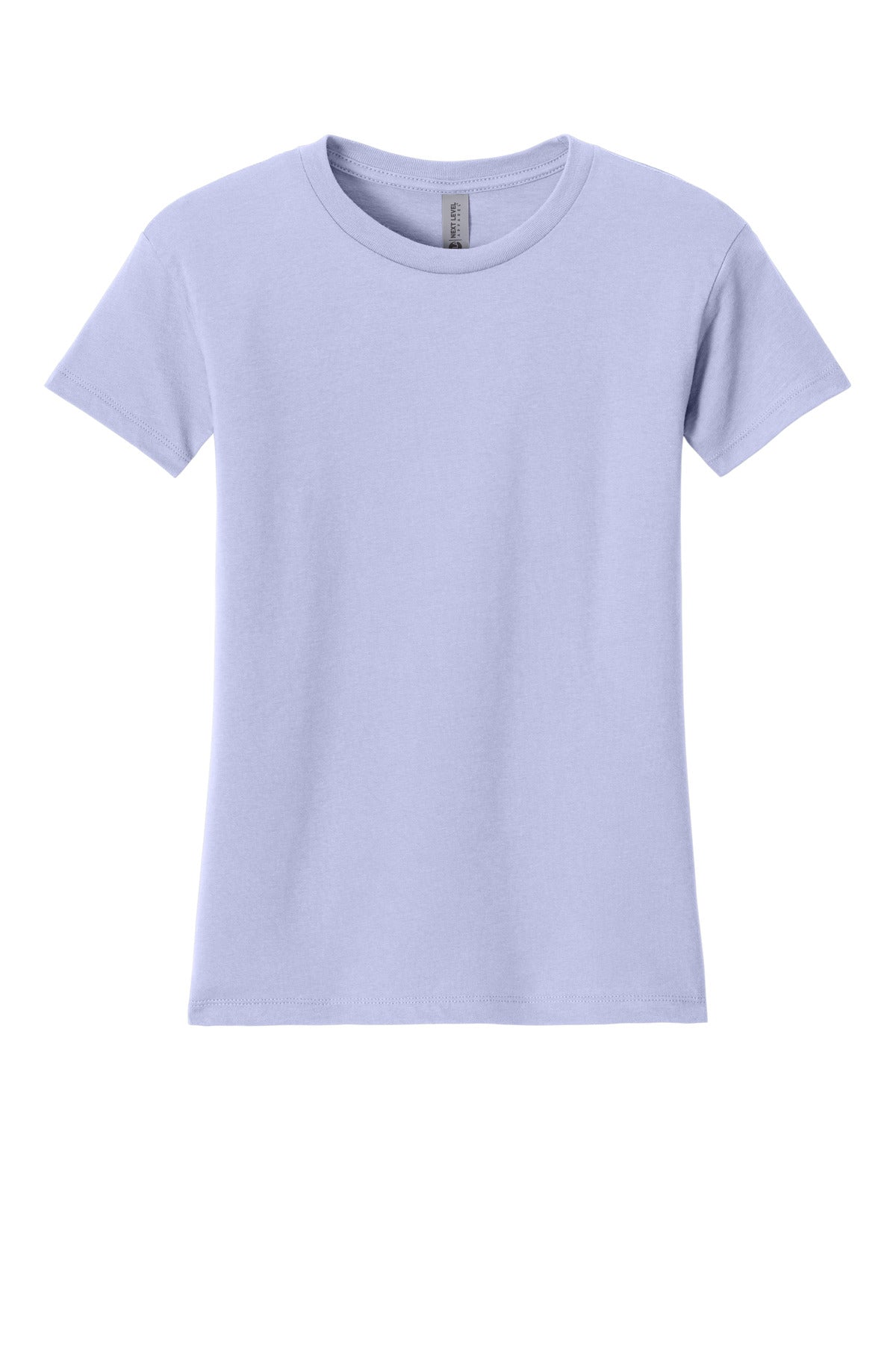 Front View of Lavender Next Level Apparel Women's Cotton Relaxed Tee NL3910 plain