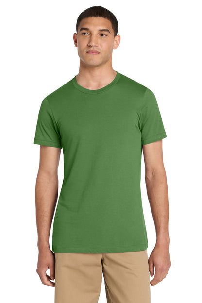 Front View of Leaf BELLA+CANVAS Unisex Jersey Short Sleeve Tee. BC3001 plain