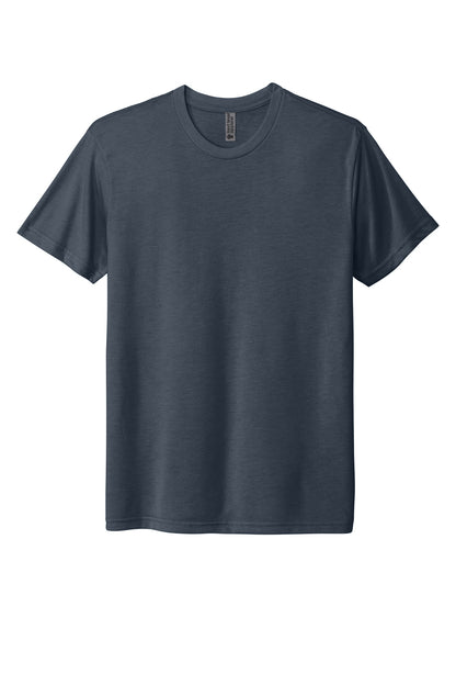 Front View of LegionBlue Next Level Apparel Adult Tri-Blend Tee. NL6010 plain