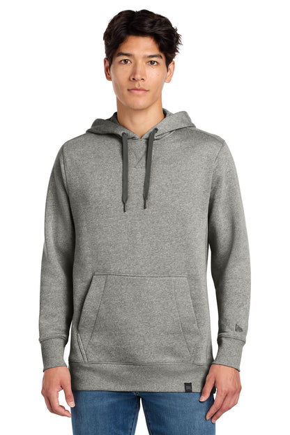 Front View of Light Graph Tw New Era French Terry Pullover Hoodie. NEA500 plain
