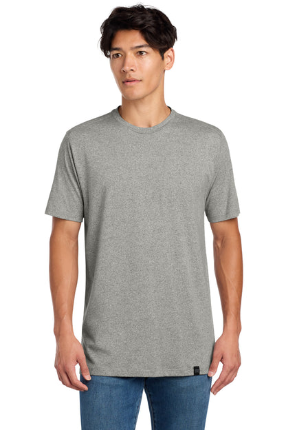 Front View of Light Graph Tw New Era Heritage Blend Crew Tee. NEA100 plain