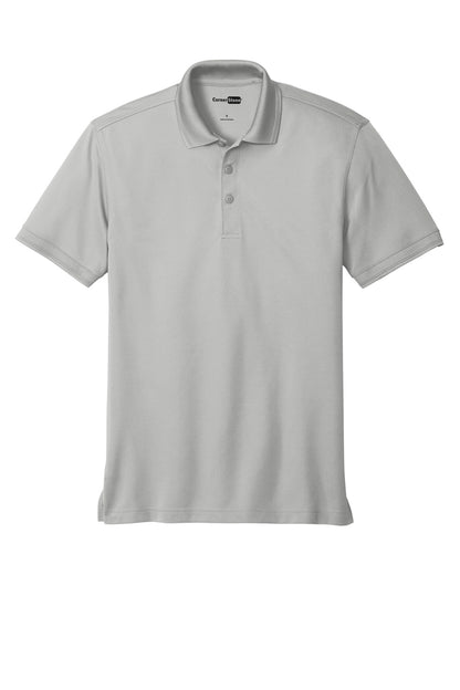 Front View of Light Grey CornerStone Industrial Snag-Proof Pique Polo. CS4020 plain