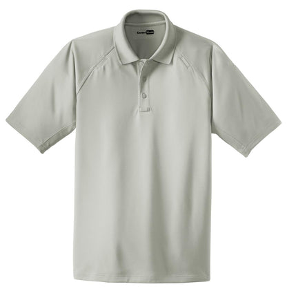 Front View of Light Grey CornerStone - Select Snag-Proof Tactical Polo. CS410 plain