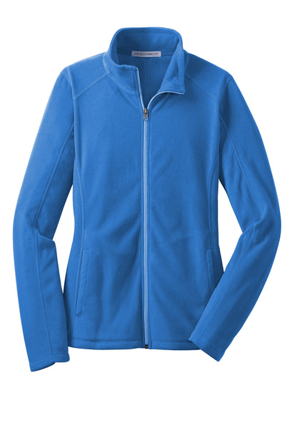 Front View of Light Royal Port Authority Women's Microfleece Jacket. L223 plain