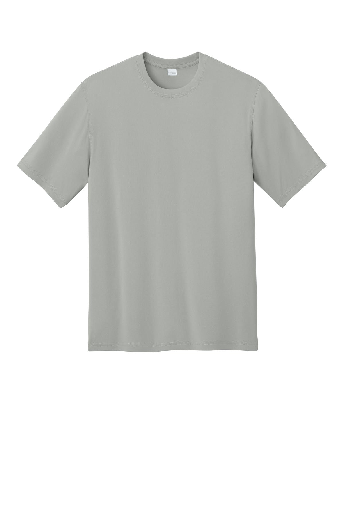 Front View of LightGrey CornerStone Workwear Pro Short Sleeve Tee CS440 plain