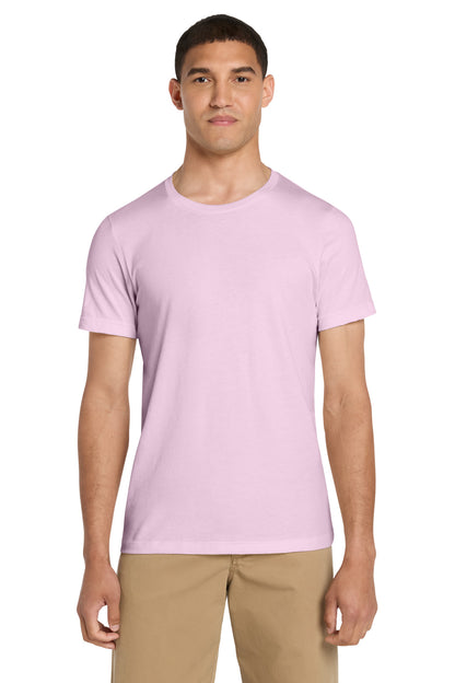 Front View of Lilac BELLA+CANVAS Unisex Jersey Short Sleeve Tee. BC3001 plain