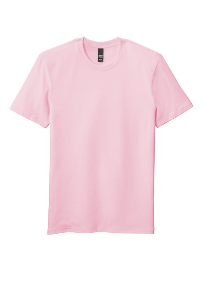 Front View of Lilac District Flex Tee DT7500 plain