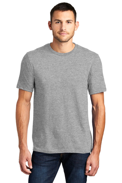 Front View of Lt Hthr Grey District Very Important Tee . DT6000 plain