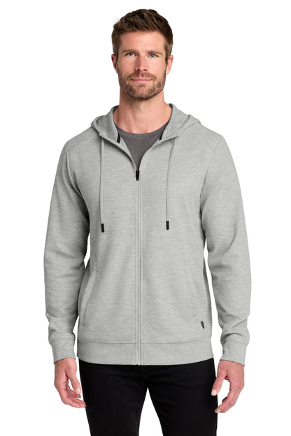 Front View of LtHtGry OGIO Revive Full-Zip OG162 plain