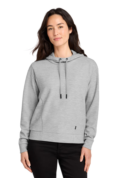 Front View of LtHtGry OGIO Women's Revive Hoodie LOG162 plain
