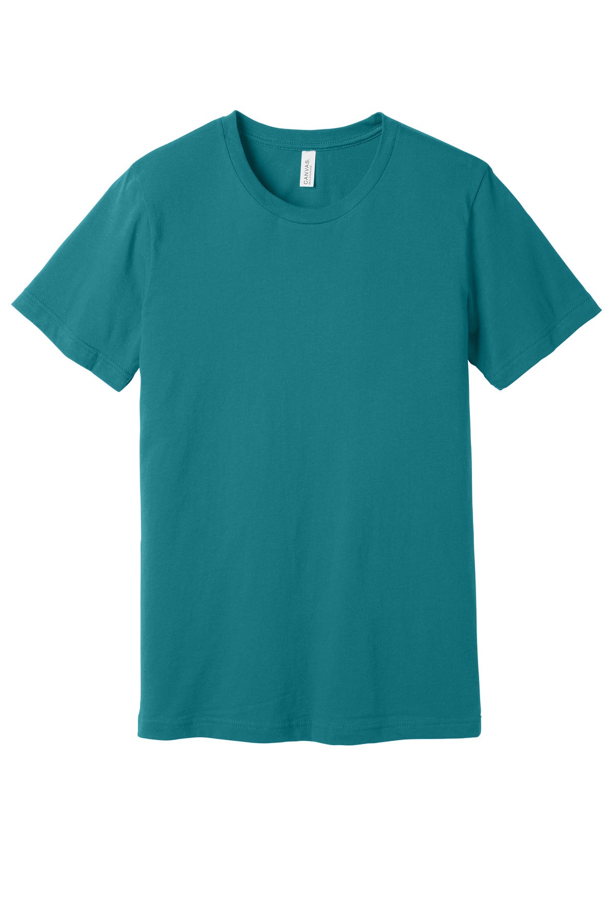 Front View of Marine BELLA+CANVAS Unisex Jersey Short Sleeve Tee. BC3001 plain