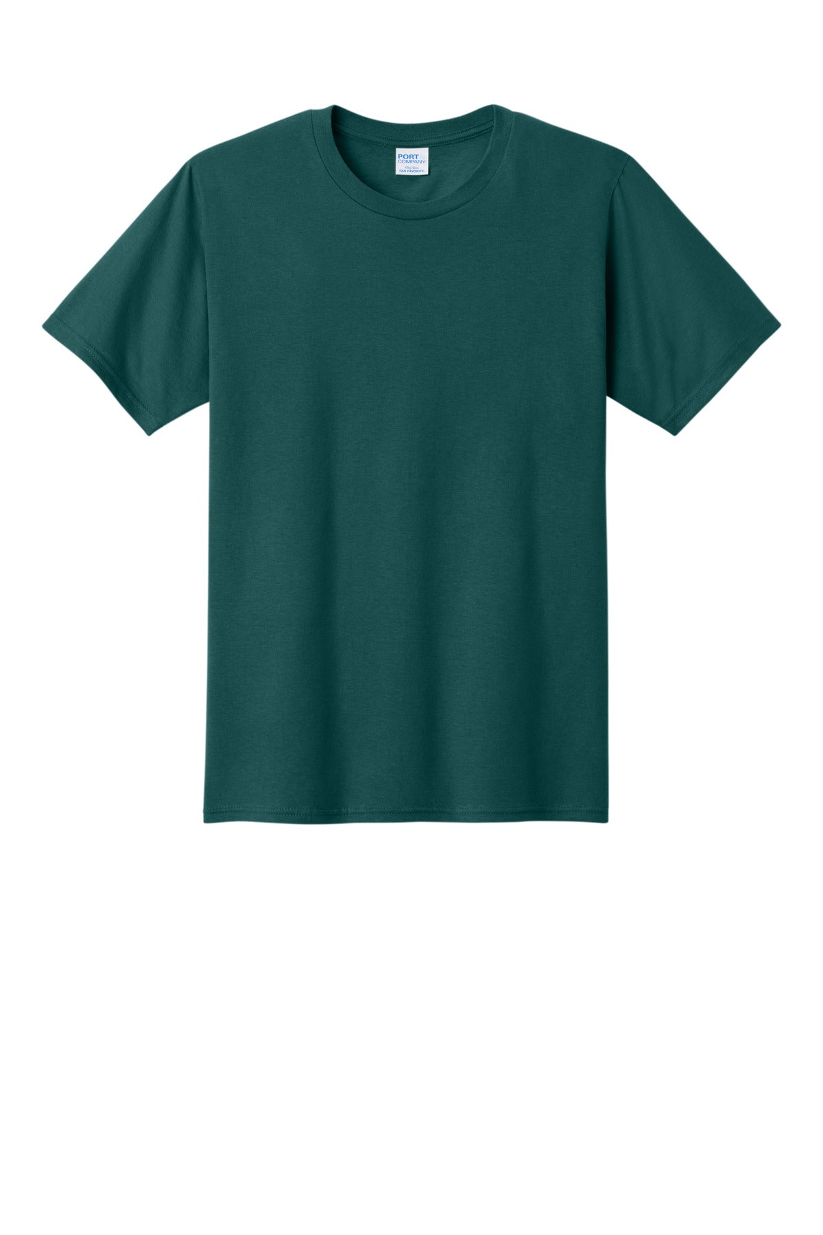 Front View of Marine Green Port & Co Fan Favorite Tee. PC450 plain