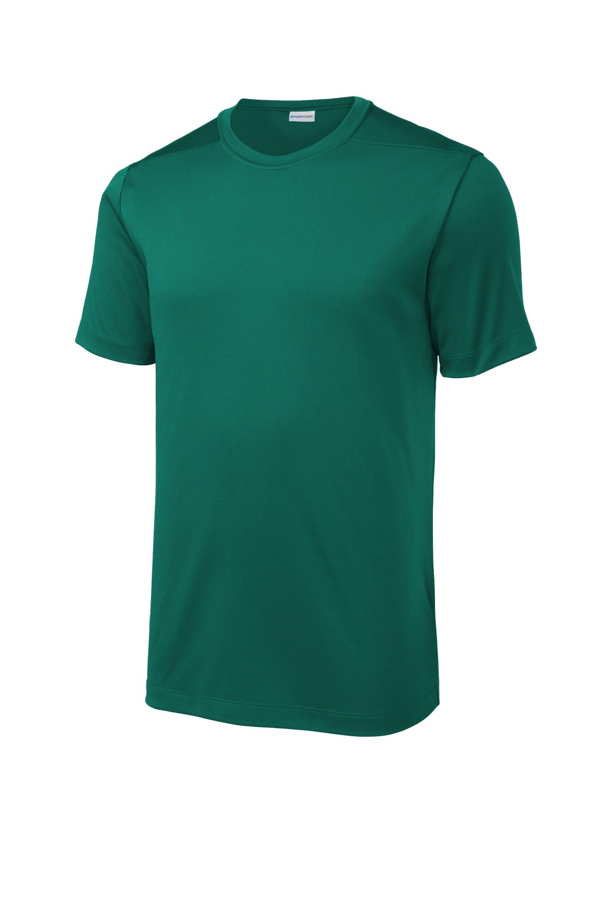 Front View of Marine Green Sport-Tek Posi-UV Pro Tee. ST420 plain
