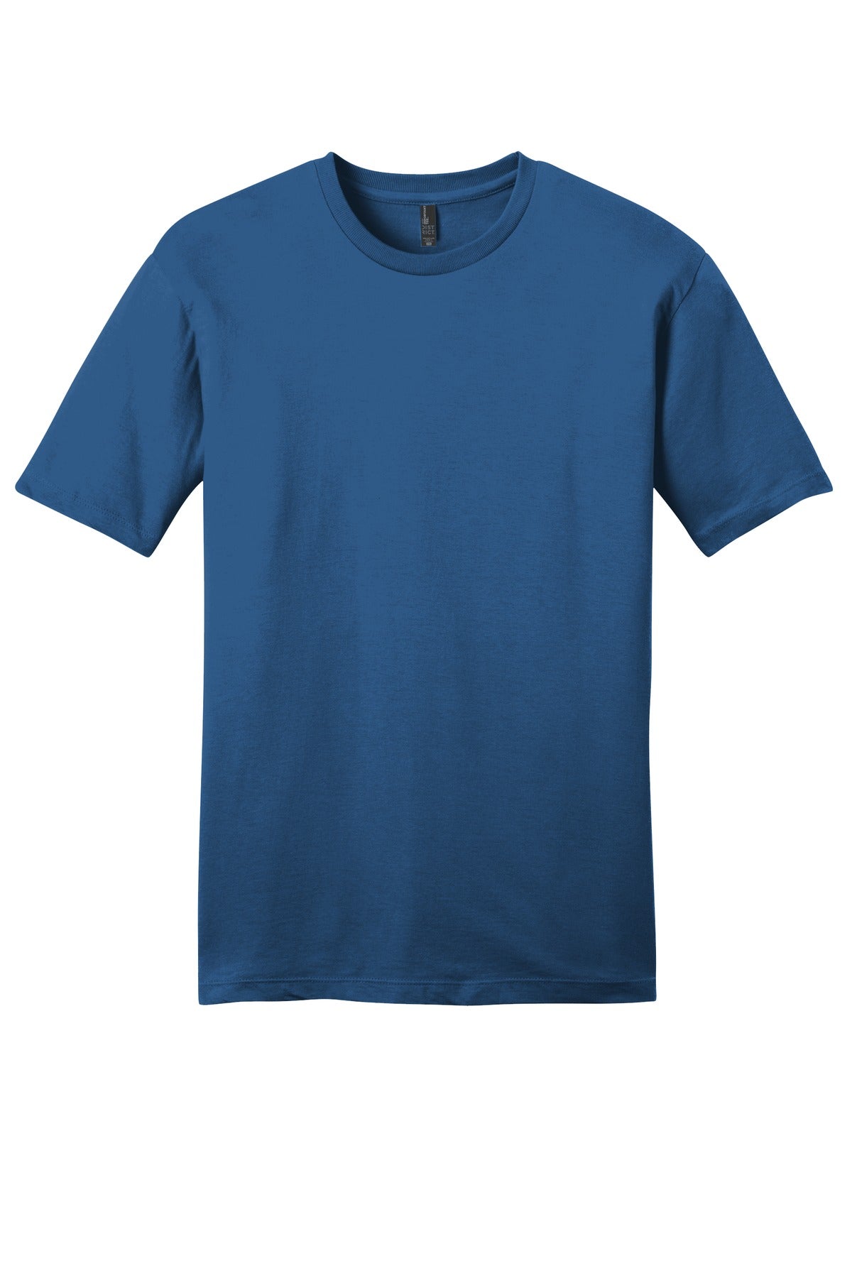 Front View of Maritime Blue District Very Important Tee . DT6000 plain
