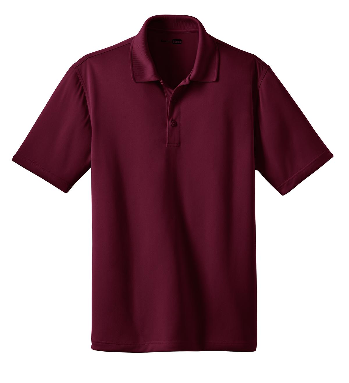 Front View of Maroon CornerStone - Select Snag-Proof Polo. CS412 plain
