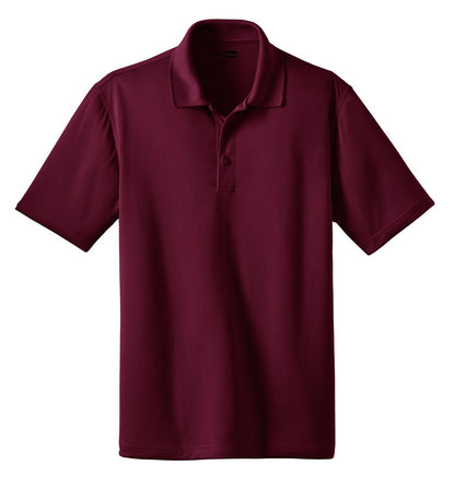 Front View of Maroon CornerStone - Select Snag-Proof Polo. CS412 plain