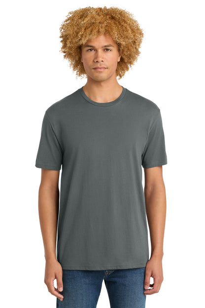 Front View of MetalGrey District Perfect Weight Tee. DT104 plain