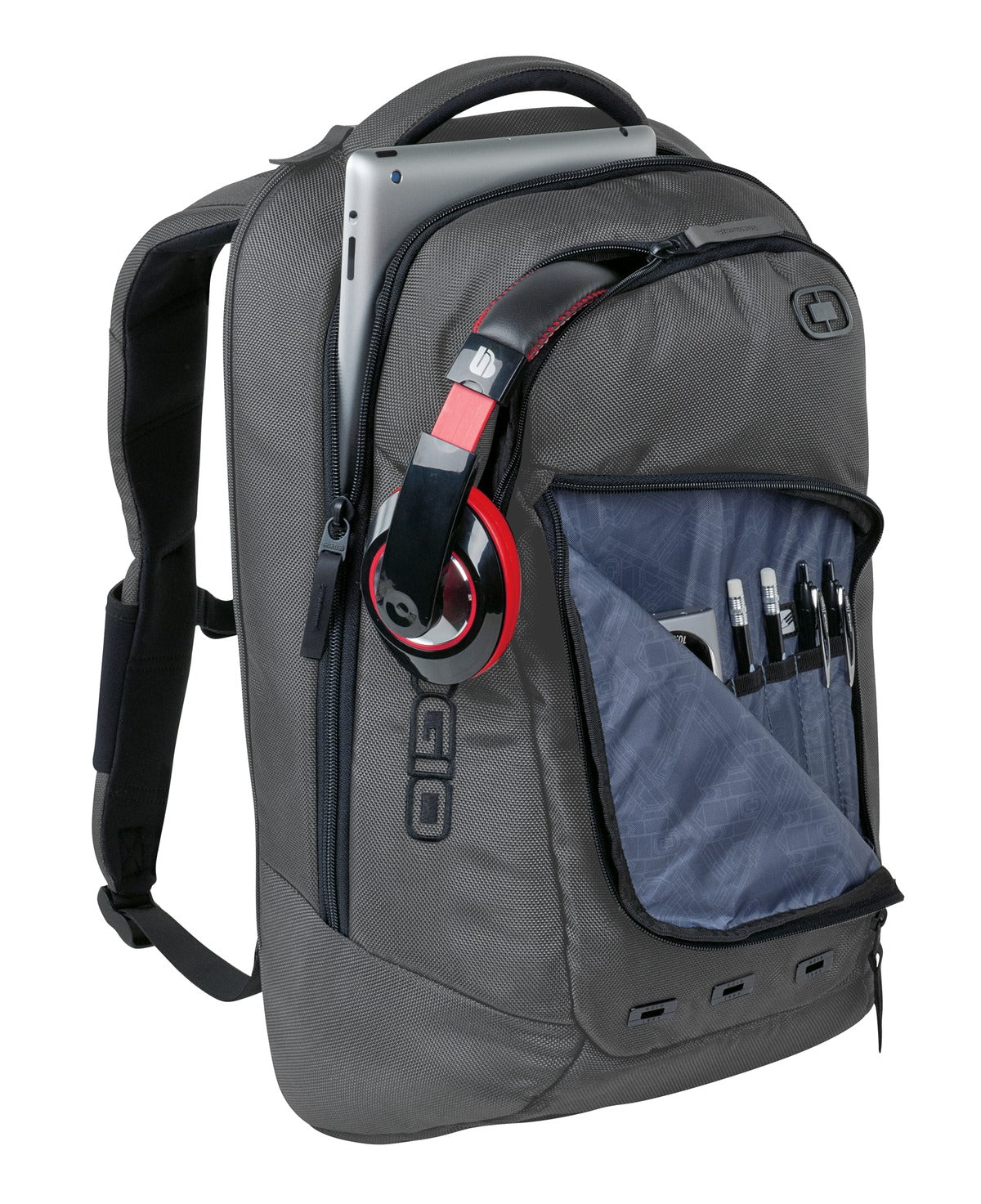 Front View of Metallic OGIO Ace Pack. 411061 plain