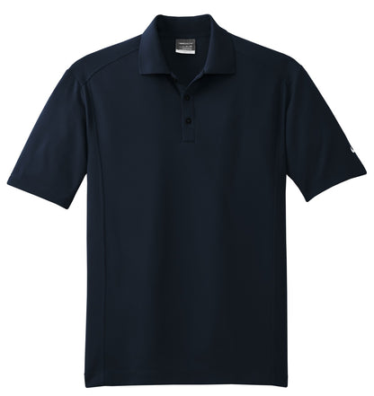 Front View of Midnight Navy Nike Dri-FIT Classic Polo. 267020 plain