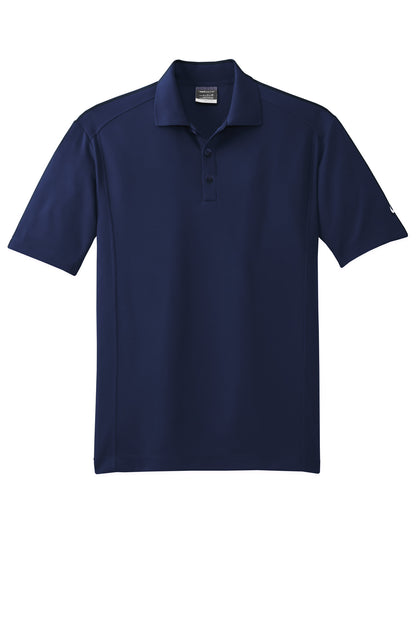 Front View of Midnight Navy Nike Dri-FIT Classic Polo. 267020 plain