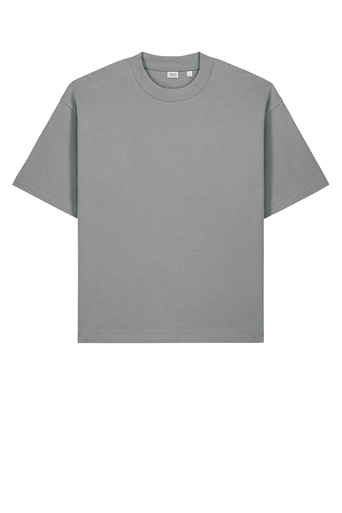 Front View of MistyGrey Stanley/Stella Unisex Asher Tee SXU039 plain