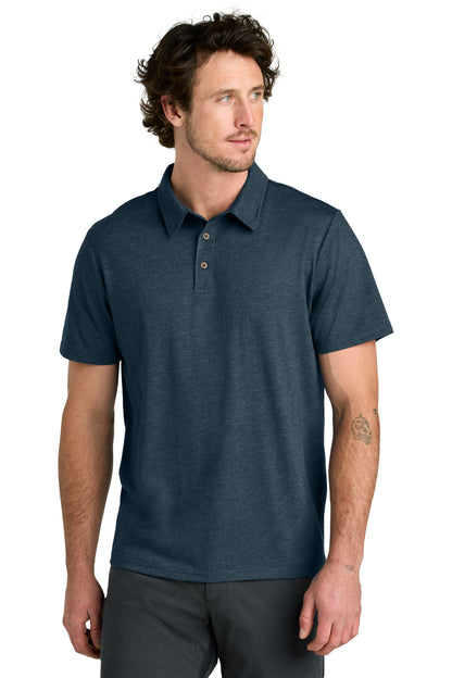 Front View of MnlitOcnHt LIMITED EDITION tentree TreeBlend Polo TTCM5660 plain