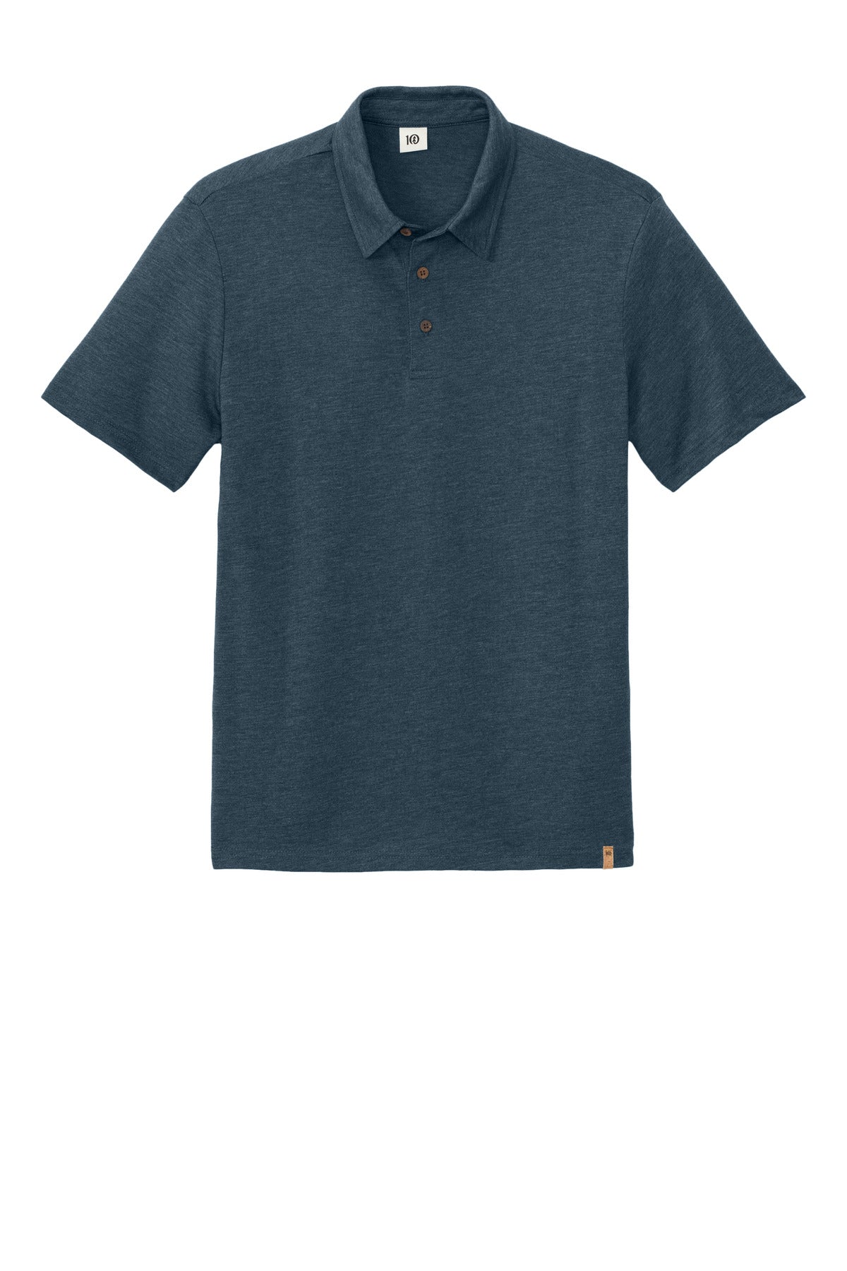 Front View of MnlitOcnHt LIMITED EDITION tentree TreeBlend Polo TTCM5660 plain