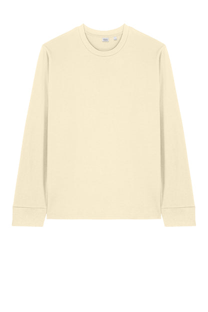 Front View of NaturalRaw Stanley/Stella Unisex Creator 2.0 Long Sleeve Tee SXU022 plain