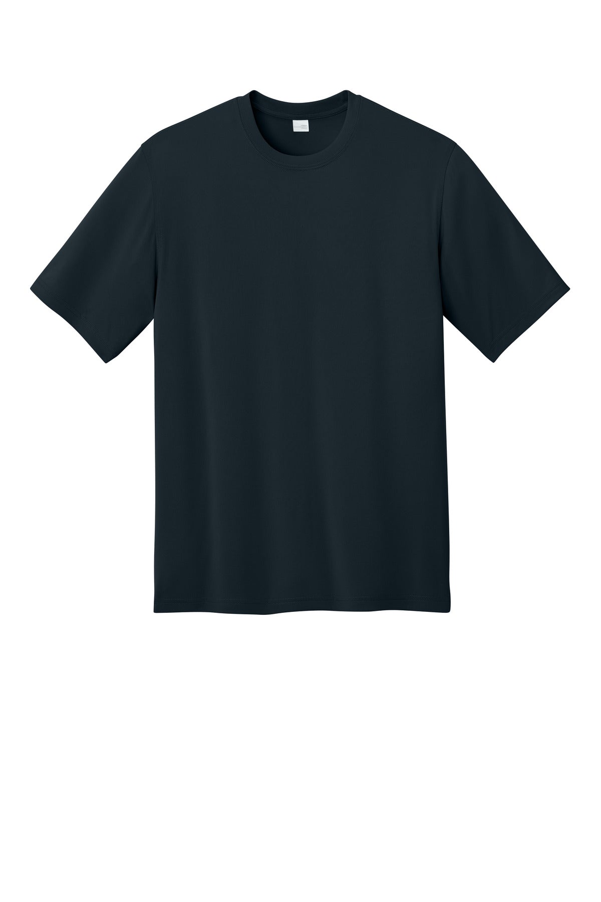 Front View of Navy CornerStone Workwear Pro Short Sleeve Tee CS440 plain
