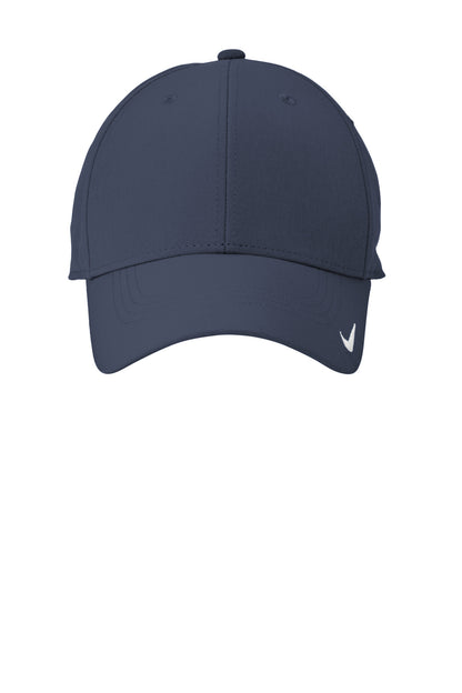 Front View of Navy Nike Dri-FIT Legacy Cap NKFB6447 plain