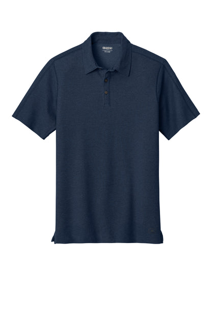 Front View of Navy OGIO Onyx Polo. OG126 plain