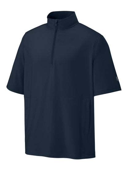 Front View of Navy Richardson Barrage Wind Shirt RA7400SSQ plain