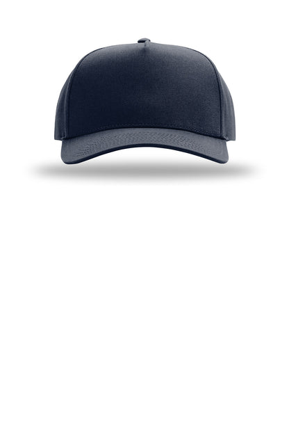 Front View of Navy Richardson Full Fabric 5-Panel Champ 323FPC plain