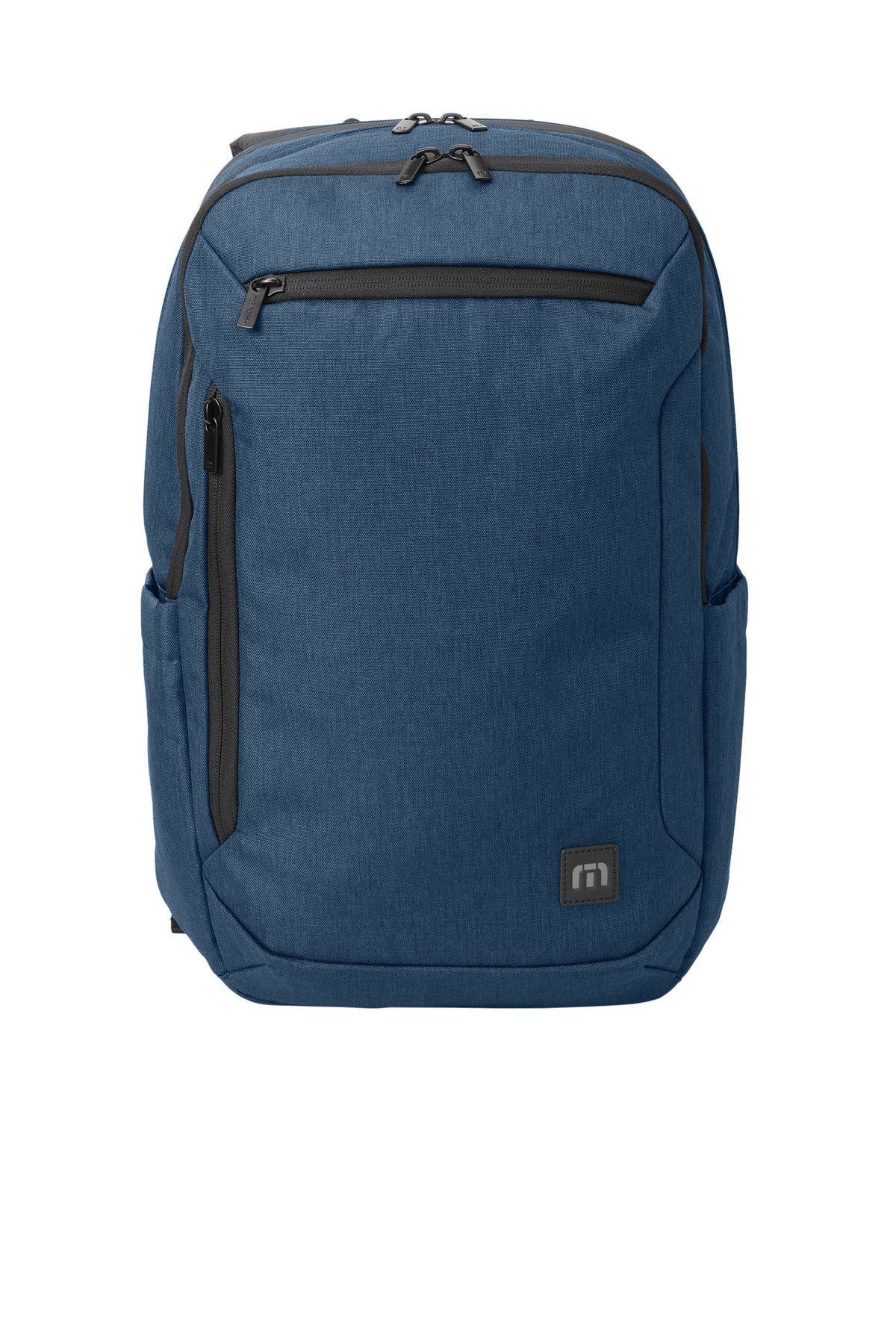 Front View of NavyHthr TravisMathew Duration Backpack TMB105 plain