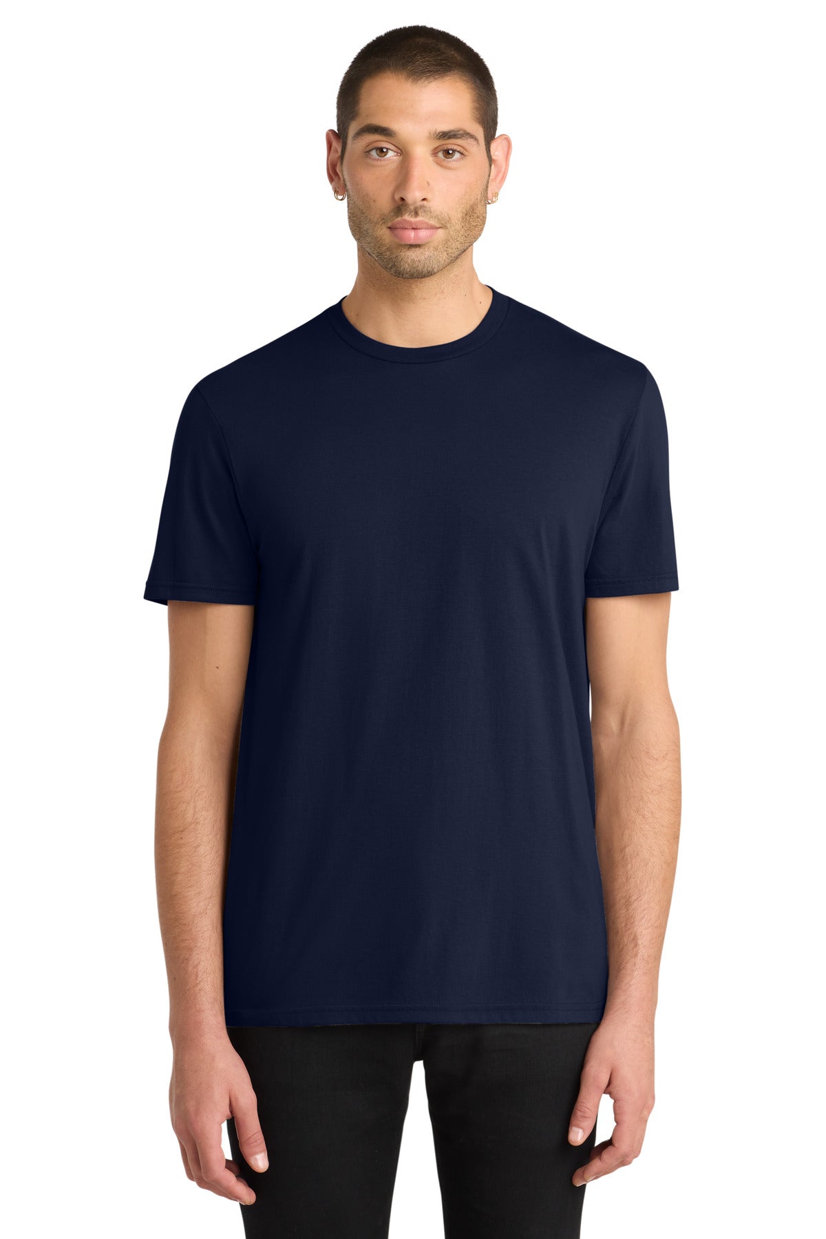 Front View of New Navy District Very Important Tee . DT6000 plain