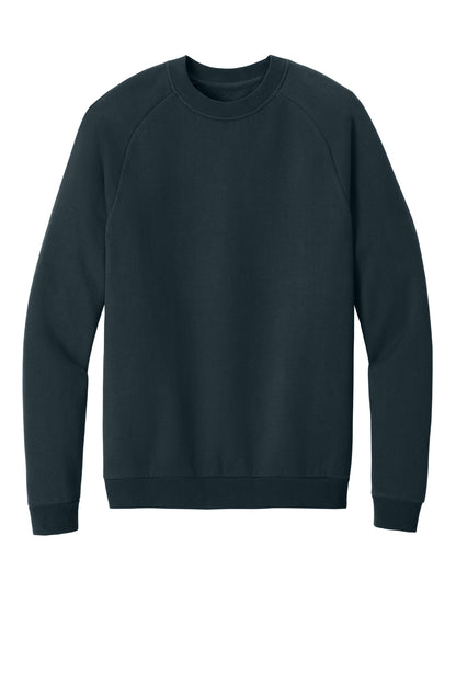 Front View of NewNavy District Cloud Fleece Crew DT7804 plain