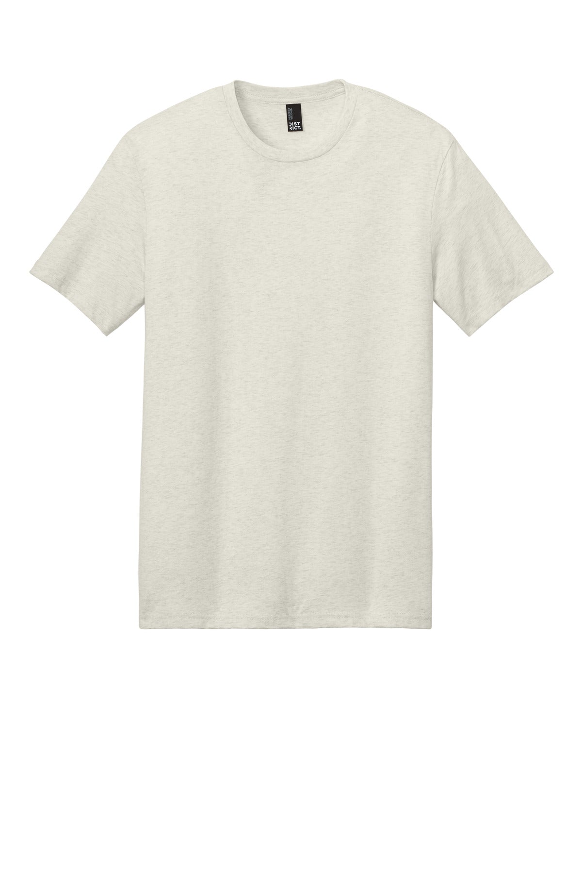 Front View of OatHthr District Perfect Weight Tee. DT104 plain