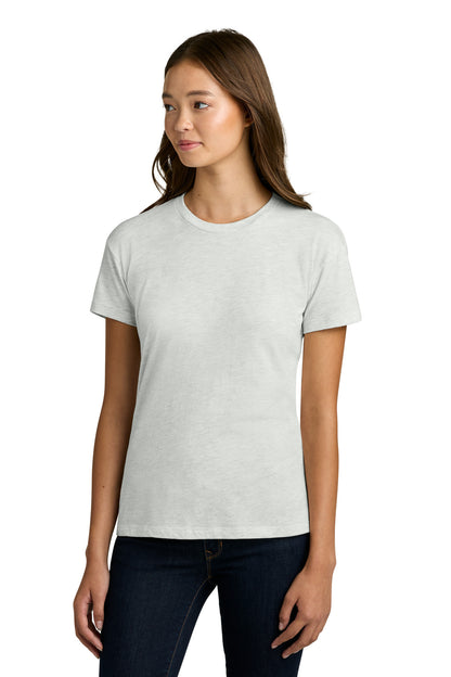 Front View of Oatmeal Next Level Apparel Women's Cotton Relaxed Tee NL3910 plain