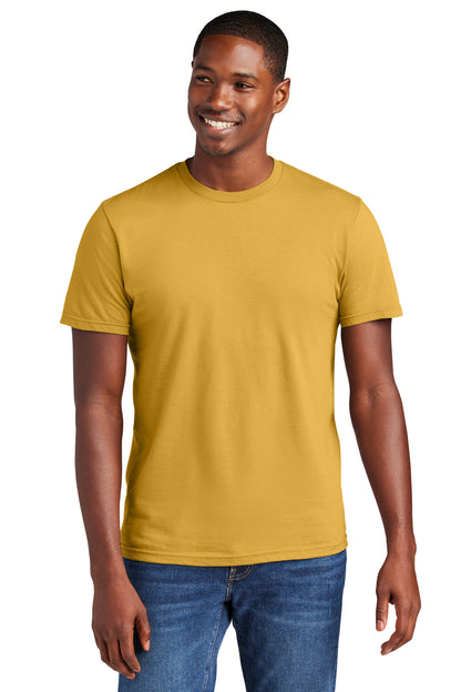 Front View of OchreYlw District Very Important Tee . DT6000 plain