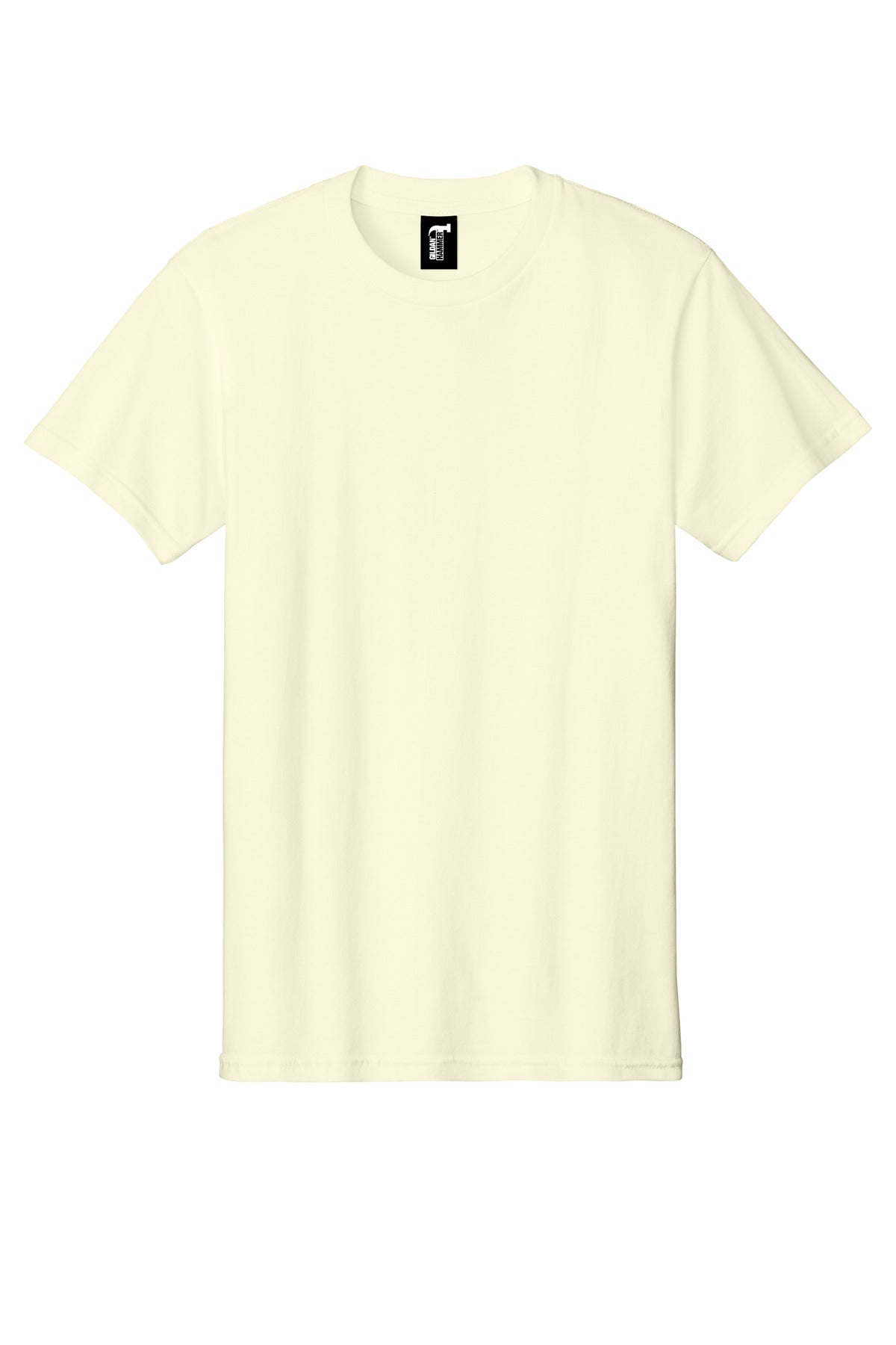 Front View of OffWhite Gildan Hammer T-Shirt. H000 plain