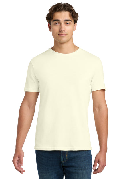 Front View of OffWhite Gildan Softstyle T-Shirt. 64000 plain