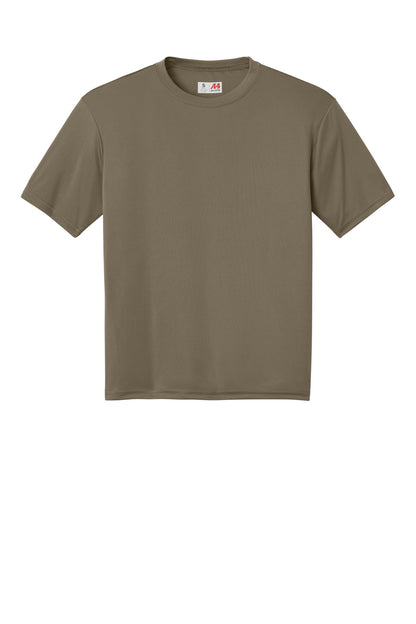 Front View of Olive A4 Cooling Performance Short Sleeve Tee A4N3142 plain