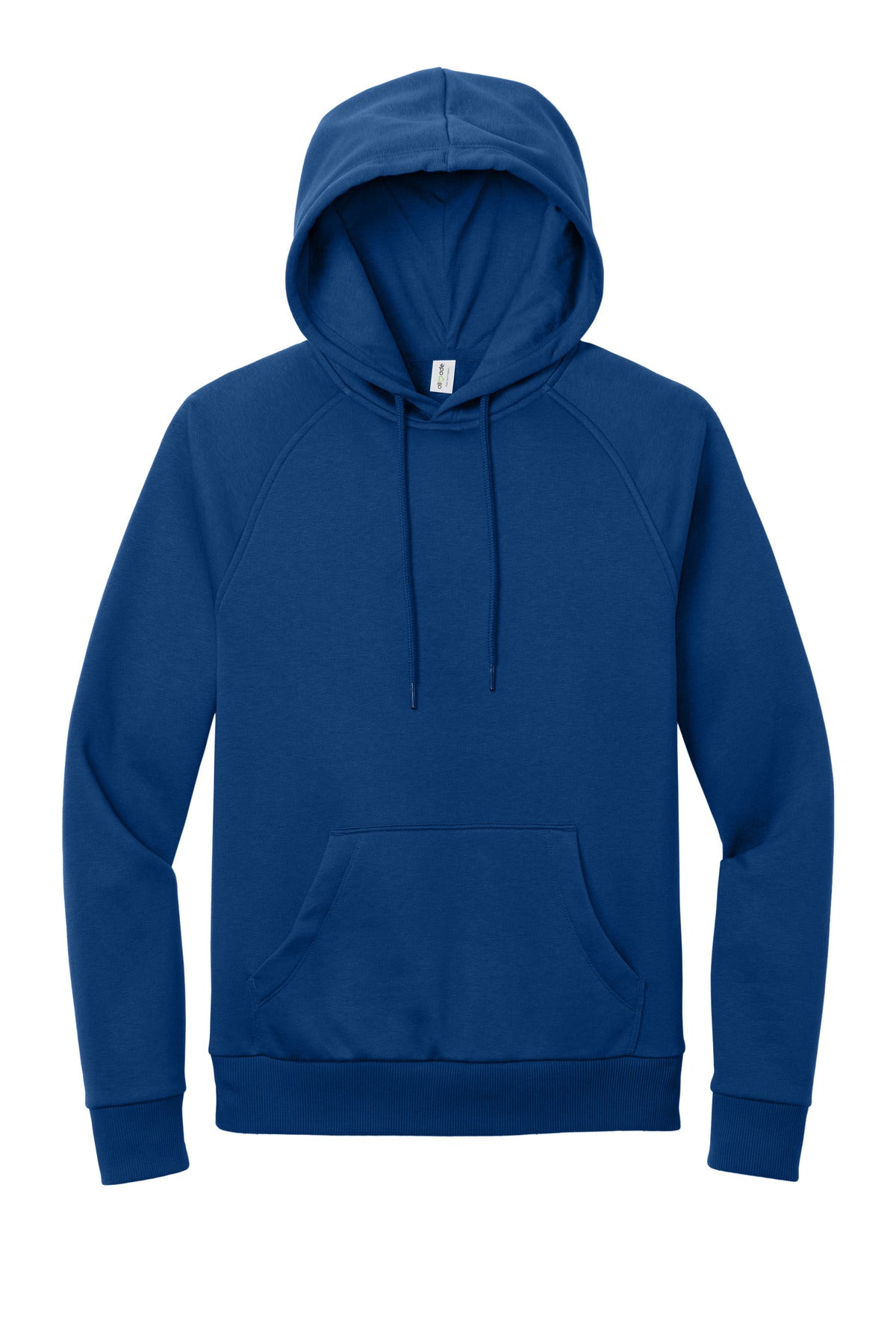 Front View of OpenWaterB Allmade Unisex Organic CVC Fleece Pullover Hoodie AL5000 plain