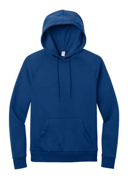 Front View of OpenWaterB Allmade Unisex Organic CVC Fleece Pullover Hoodie AL5000 plain