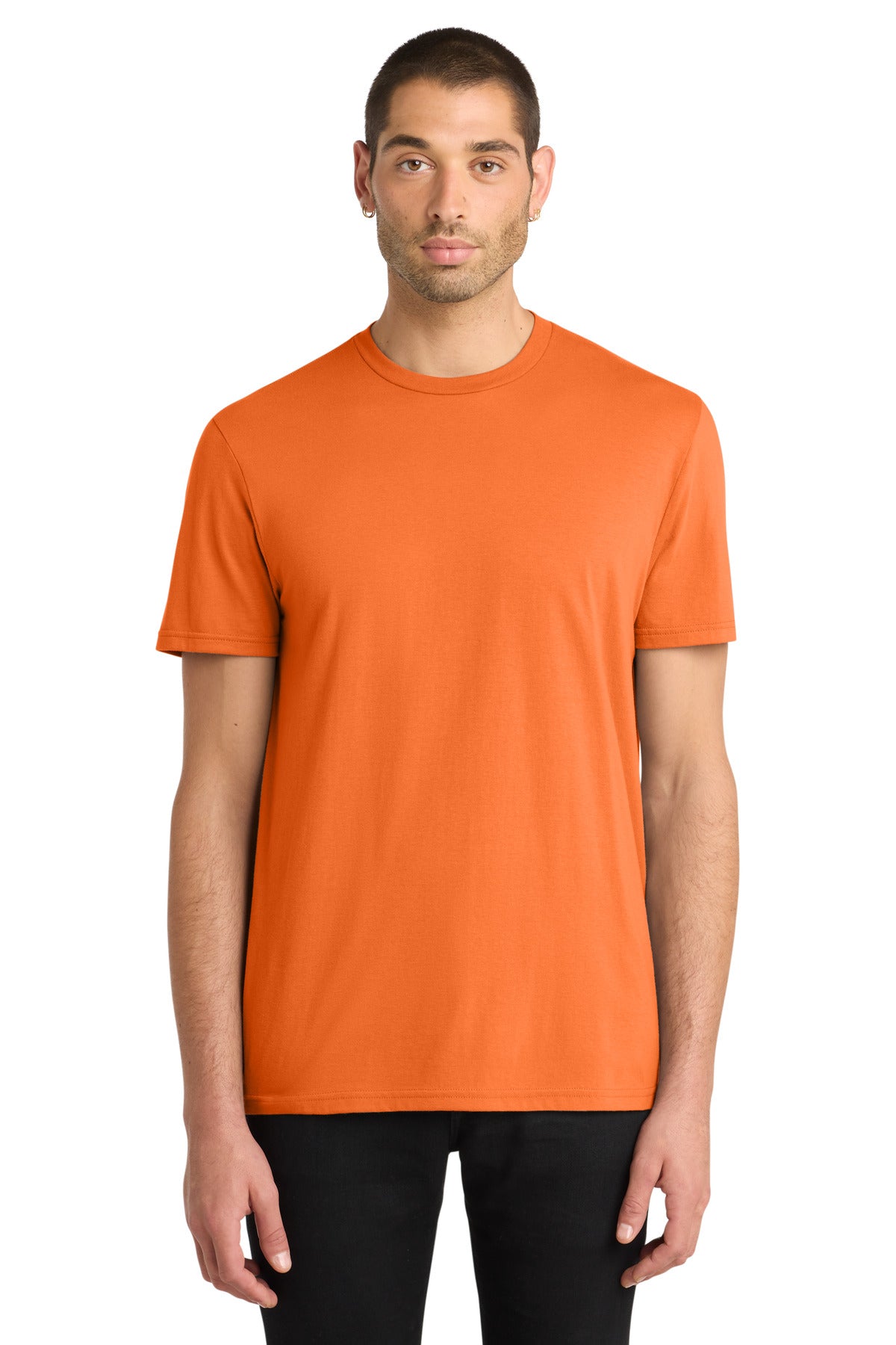 Front View of Orange District Very Important Tee . DT6000 plain
