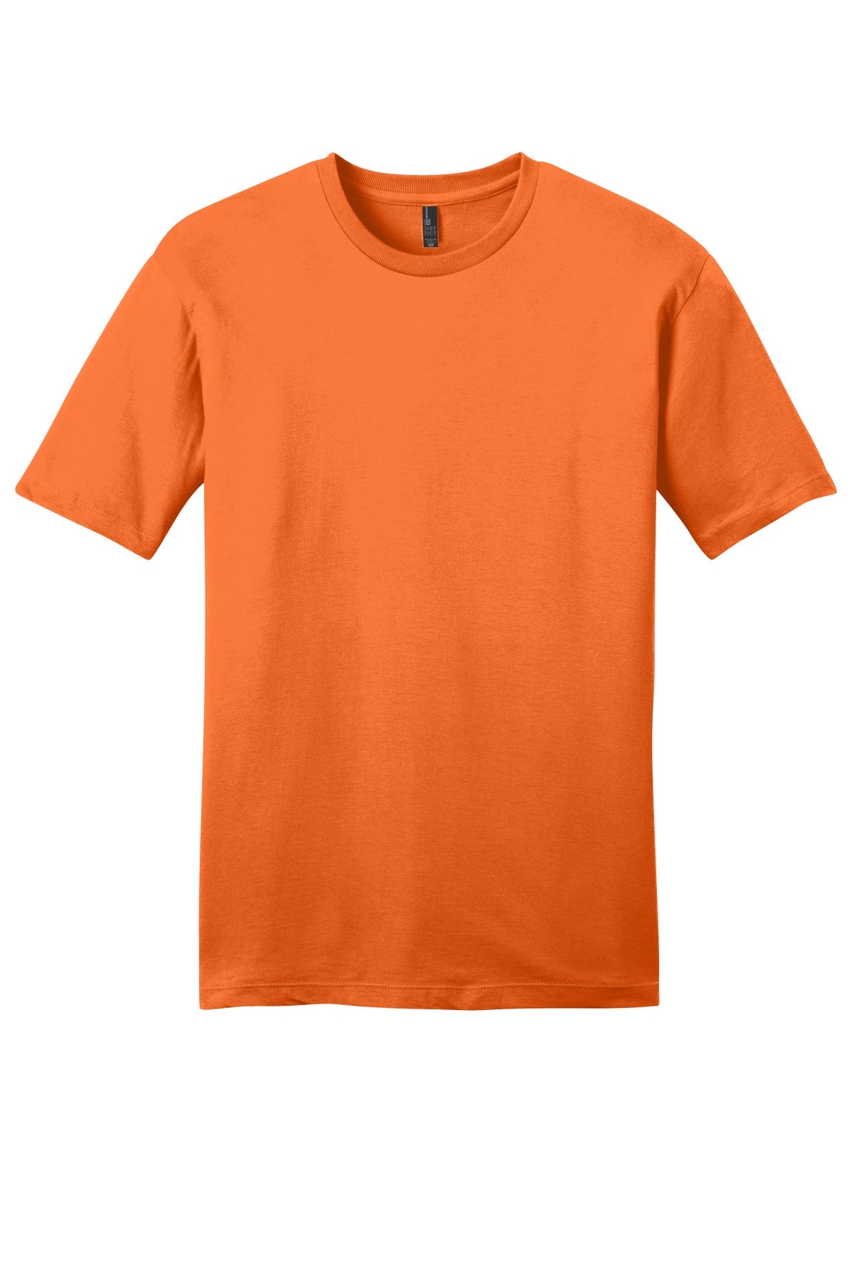 Front View of Orange District Very Important Tee . DT6000 plain