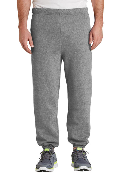 Front View of Oxford Jerzees - NuBlend Sweatpant. 973M plain